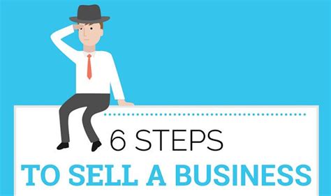 6 Steps To Sell A Business Infographic Visualistan