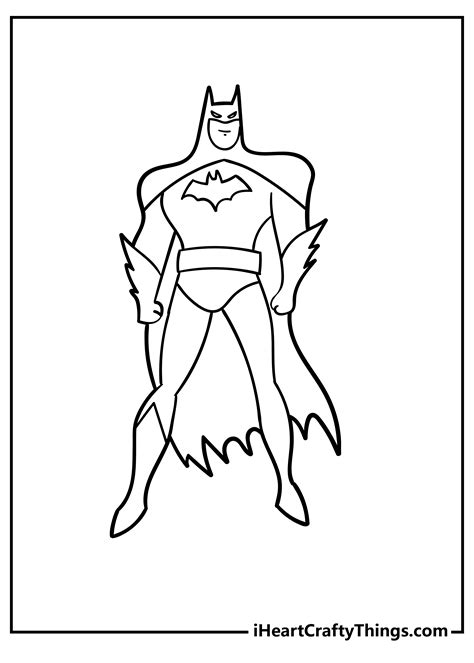 Batman Coloring Pages Online Free Printable Coloring Sheets