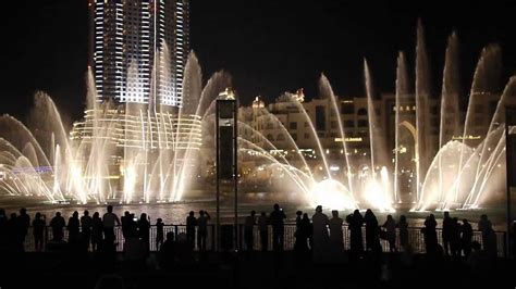Dubai Mall Fountain Show Youtube