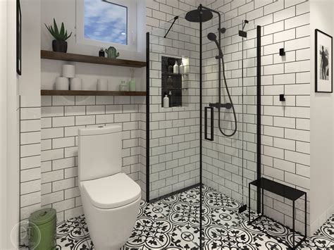 Industrial Bathroom By Dt Interior Design On Dribbble