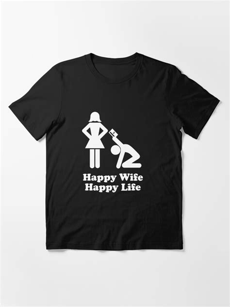 Happy Wife Happy Life T Shirt For Sale By Goodtogotees Redbubble Happy Wife T Shirts
