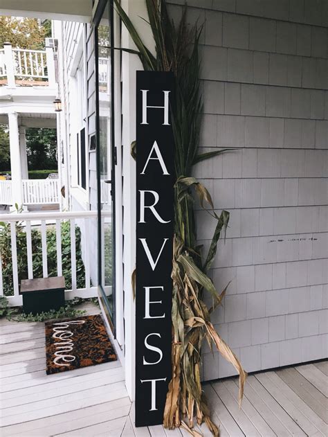 Birch tree painting, triptych wall art, tall tree painting, colorful art, palette knife, interior decor, large painting set of 3 by nata s. Harvest Front Porch Sign | Outdoor Fall Decor | Front ...