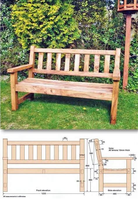 Build Garden Bench Outdoor Furniture Plans And Projects