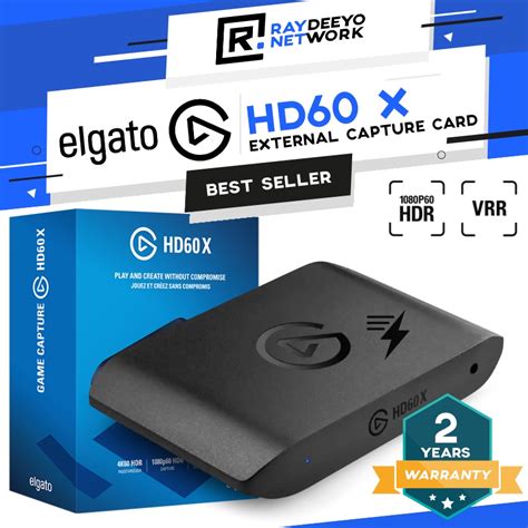 elgato hd60s hd60s hd60 x hd game capture recorder hd60 s [passthrough and record] shopee