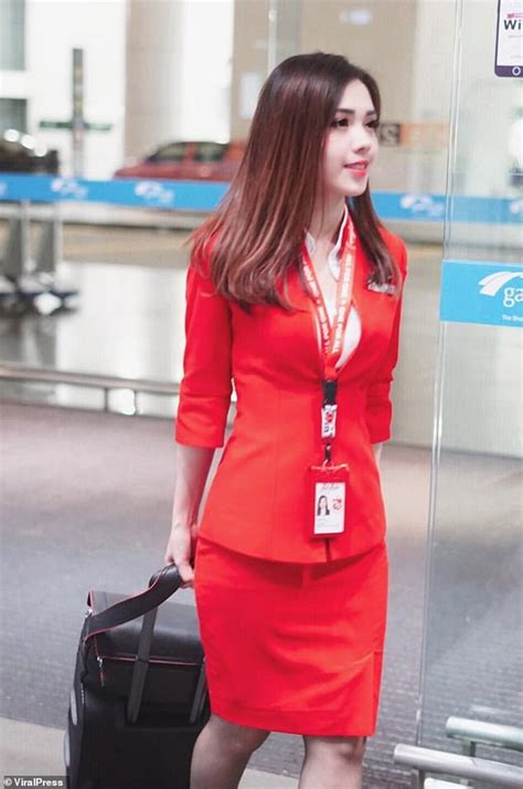 picture of chinese air stewardess mabel goo goes viral after passenger captures candid picture