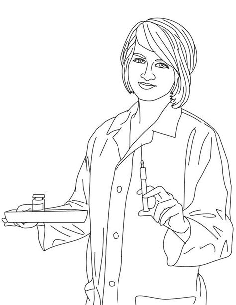 Picture Of Nurse Coloring Page Coloring Pages Color Coloring Pictures
