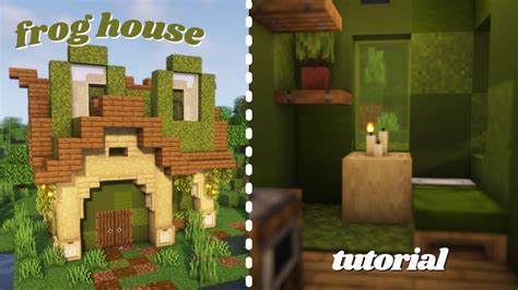 Easy Minecraft Cottagecore Frog House Youtube
