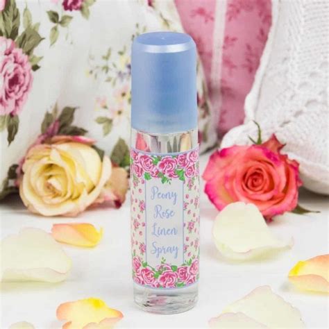 Peony Rose Linen Spray With Essential Oils