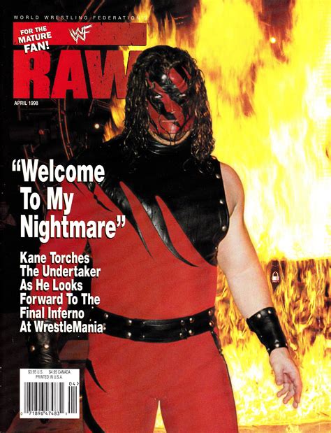 Photo 15 Of 118 WWF WWE Raw Magazine 1996 2006 Wwf Kane Wwe