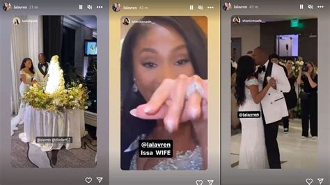 In Photos Tyler Locketts Wife Lauren Shares Breathtaking Wedding