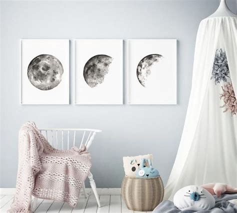 30 Lovely Moon Decor Ideas For Beautiful Home Decoration Bedroom Design Wall Decor Bedroom