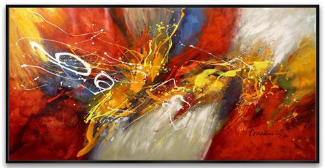 Large Abstract Painting Original Contemporary Modern Wall Art Hand