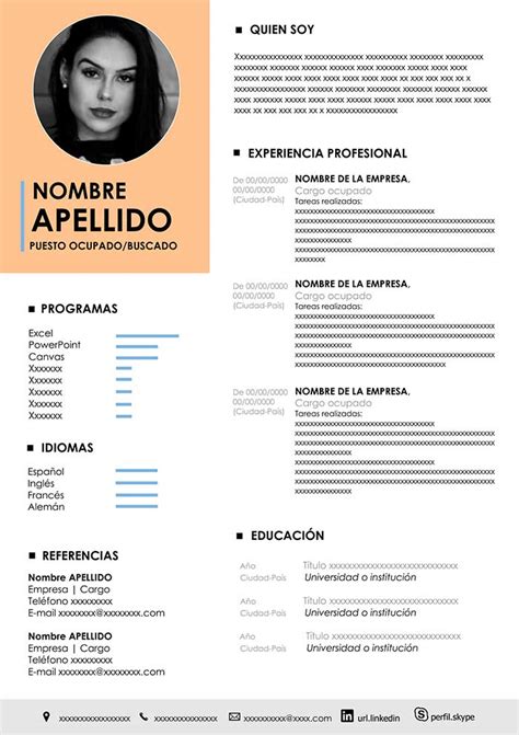 11 modelos de curriculums vitae 10 ejemplos 21 herramientas. Modelo de Currículum Vitae para Diseñador - Descarga Gratis
