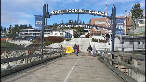 White Rock Pier In British Columbia Canadas Longest Pier Youtube