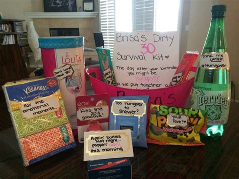 Maybe you would like to learn more about one of these? Dirty 30 survival kit | My Pinterest Success Stories ...