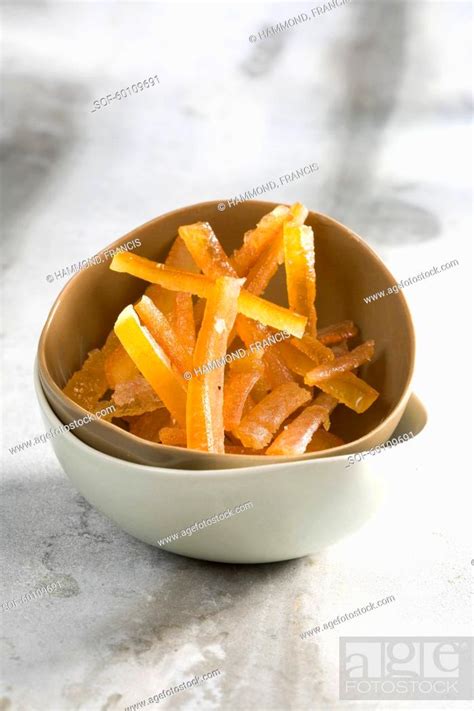 Orange Peel Confit Stock Photo Picture And Royalty Free Image Pic