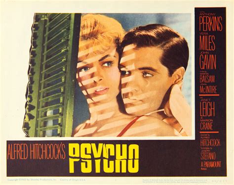 Psycho 1960 Rare Poster By Rare Cinema Collection King And Mcgaw