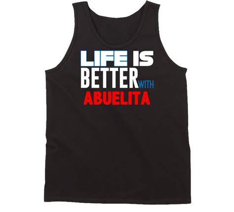 Life Is Better With Abuelita Esperanza Rising Cool Book Character Tanktop