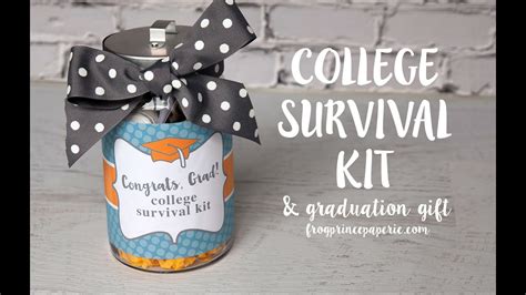 Maybe you would like to learn more about one of these? College Survival Kit for High School Graduation Gift - YouTube