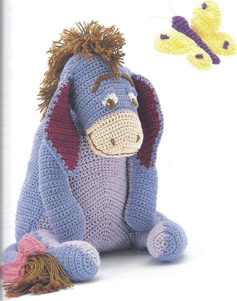 Rare~disney~pooh And Little Buddies Thread Crochet Patterns
