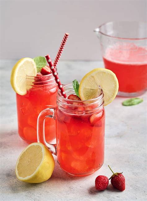 Strawberry Acai Lemonade Best Summer Refresher Drink Recipe