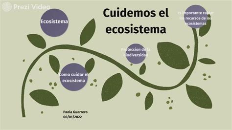Cuidemos El Ecosistema By Paola Guerrero On Prezi Video