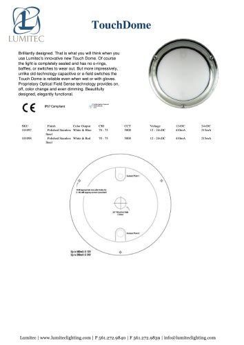 Tous Les Catalogues Et Fiches Techniques Pdf Lumitec Lighting