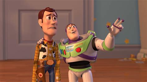Woody And Buzz Lightyear Everywhere Widescreen Meme Template Piñata