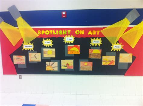 Spotlight on Art bulletin board | Art bulletin boards, Art education