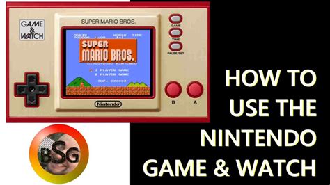 How To Use The Nintendo Game And Watch Youtube