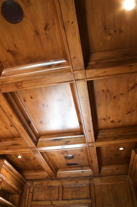 My question is in how you mount the boards to the ceiling. White Pine Ceilings | Ceiling design, Coffered ceiling ...