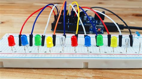 10 Led Chaser Using Arduino Youtube