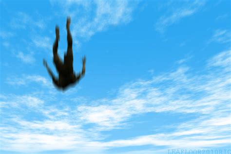 Person Falling From Sky Clipart