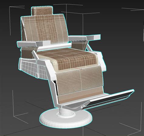 Barber Chair 3d Model 25 Max 3ds Fbx Obj Free3d