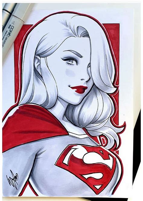 A Drawing Of A Woman Wearing A Red Cape