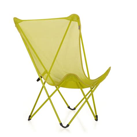 Fauteuil de repos pliant Lafuma Vert anis  Maxi popup  Chaises