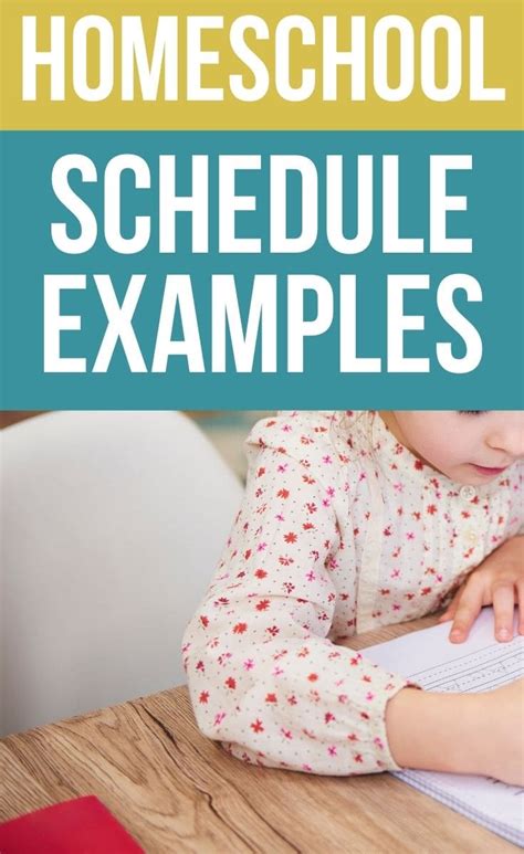 Must See Sample Homeschool Schedules