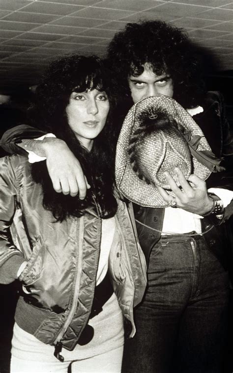 Cher With Gene Simmons At Heathrow Airport Fashion Flashback Cher