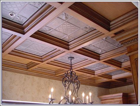 Panels for a backsplash, nailing is the traditional method of installation. Hand Made Tin Ceiling Tiles by Tyler Julka Carpentry ...