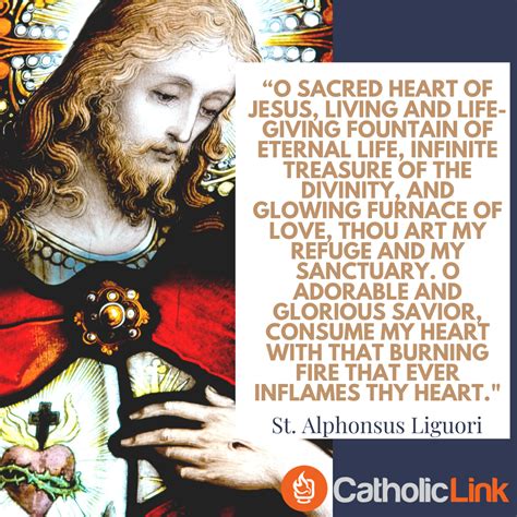 O Sacred Heart Of Jesus Prayer Of St Alphonsus Liguori Catholic Link