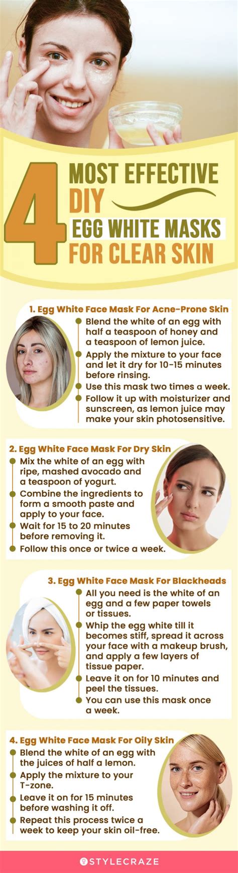 Effective Egg White Masks For Every Skin Type