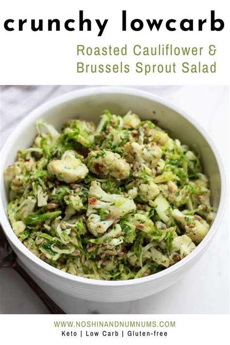 Roasted Cauliflower Salad With Sauce Verte Low Carb Recipe