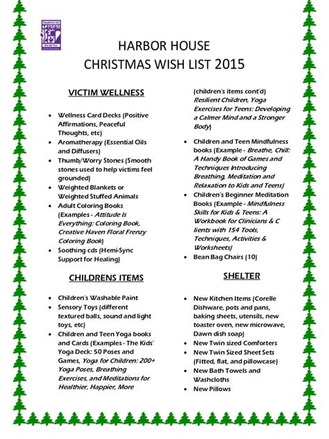 2024 Christmas Wish List Template Fillable Printable Pdf And Forms
