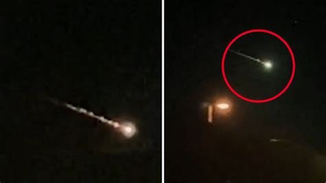 Ufo Sightings Meteor That Crashed Off Australian Coast May Have Been A