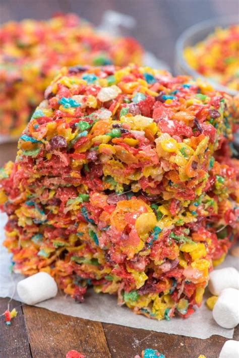 Fruity Pebble Rice Crispy Treats Crazy For Crust