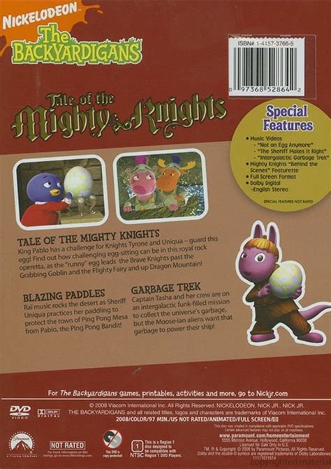 Backyardigans The Tale Of The Mighty Knights Dvd 2007 Dvd Empire