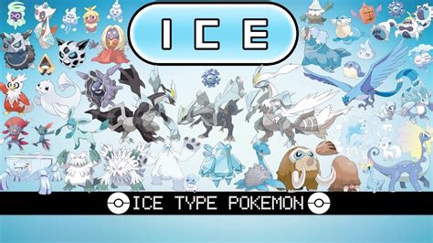 All Ice Type Pokémon Youtube
