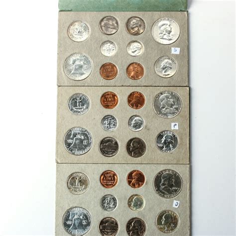 1951 Uncirculated Coin Set From The United States Mint Ebth