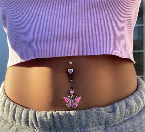 Double Belly Button Piercing Belly Piercing Jewelry Bellybutton