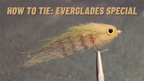 Fly Tying Tutorial Everglades Special Ep Baitfish Youtube